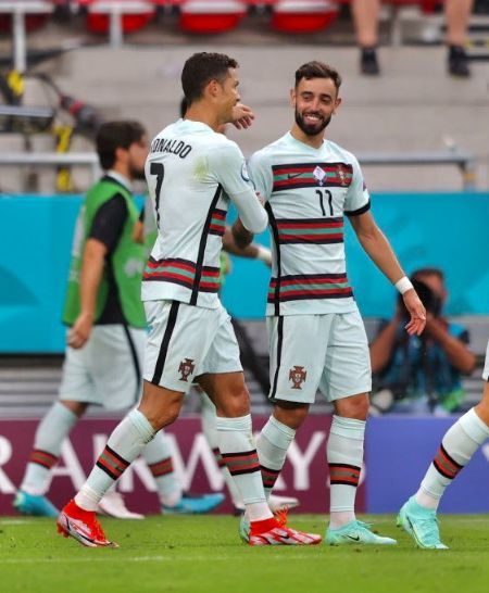 Cristiano Ronaldo scores a brace in a win against Hungary.